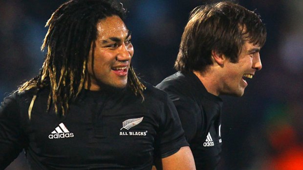 Record breaker: Ma'a Nonu and Conrad Smith.