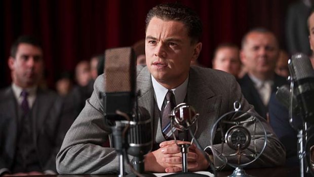 DiCaprio as the title role in <em>J. Edgar</em>.