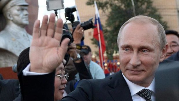 Still popular ... Russian President Vladimir Putin says the sanctions would do "more good than harm."