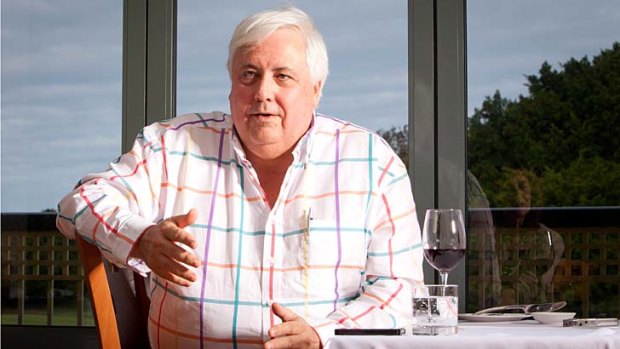 "If you're a billionaire you are always the baddie" ... Clive Palmer.