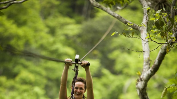 Safety choice: Zip-ling is safer than many other adventure sports.