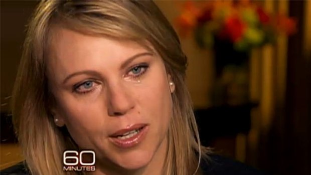 Lara Logan weeps on 60 Minutes as she reecounts her ordeal.