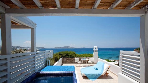15. Mykonos Grace Hotel, Mykonos, Greece This chic little hotel is in a great setting, just outside Mykonos town, with sweeping sea views from the lovely pool and bar.