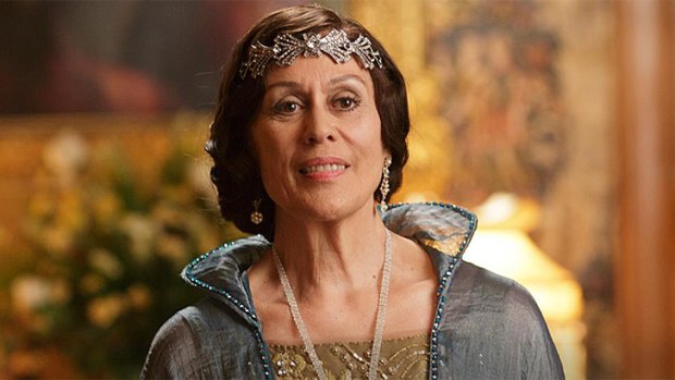 Australian connection ... Kiri Te Kanawa as Dame Nellie Melba in <i>Downton Abbey</i>.