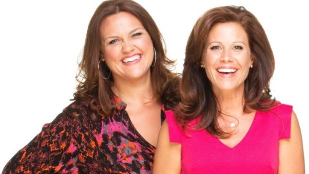 'Hysterical and historical' ... Chrissie Swan and Jane Hall over breakfast radio win.