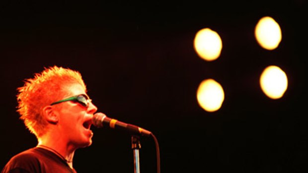 Dexter Holland, of Shock's The Offspring, performs at the Big Day Out in 1997.