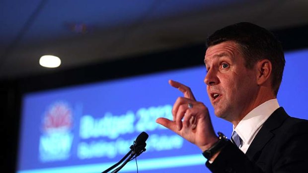 Slashed ... Treasurer Mike Baird has reduced Fire and Rescue NSW's wage cap by $30 million.