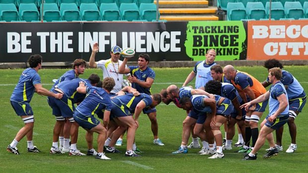 Halt ... the Wallabies' injury rate this year has been described as ''carnage''.