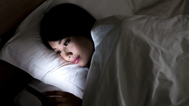 Using your phone in bed can interrupt your sleep, according to experts.