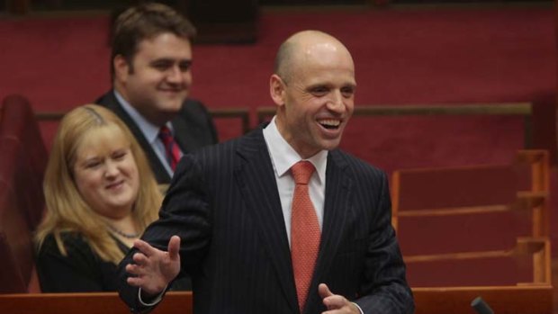 ''The guy was a natural'' &#8230; Senator Mark Arbib put a face to the name as he delivered his valedictory statement yesterday.