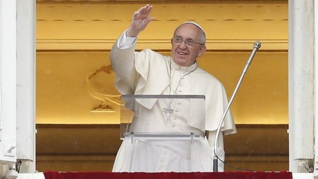 Popular: Pope Francis, in St Peter's Square earlier this month, has marked his first anniversary in a Lenten reflection.