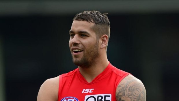 Lance Franklin - just another "faceless man", according to Hawthorn coach Alastair Clarkson.