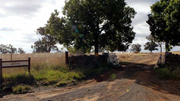The property where Eliza Wannan and Will Dalton-Brown died after they were run over in a paddock while sleeping after a party.