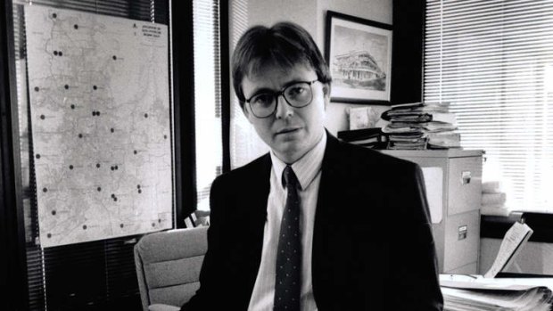 Formative time ... Kevin Rudd in 1989, when he was chief of staff to Queensland opposition leader Wayne Goss.
