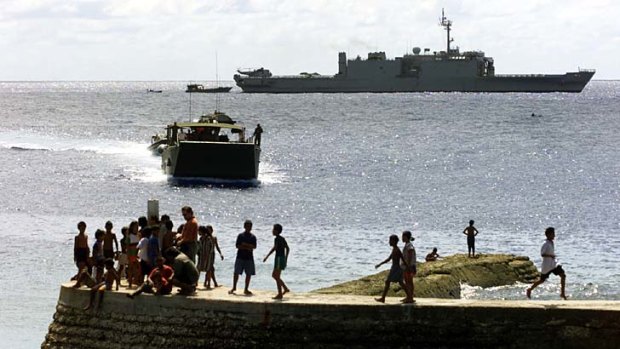 Making headlines ... the federal government's decision to send asylum seekers to Nauru or Manus Island.