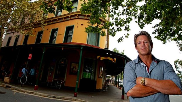Will not be affected by the changes: Michael Wiggins, owner of the Royal Exhibition Hotel on Chalmers Street.