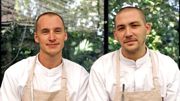Matthew Bax (left) and Ryan Clift have taken a slice of Melbourne's dining and drinking culture to Singapore.
