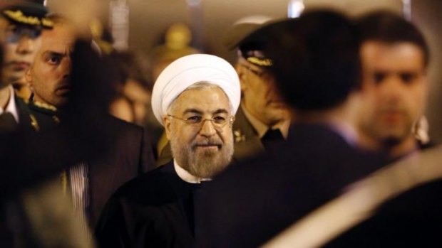 Power struggle: Iran President Hassan Rouhani.