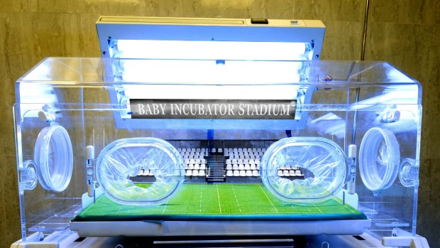 Behold . . . The Baby Incubator Stadium.