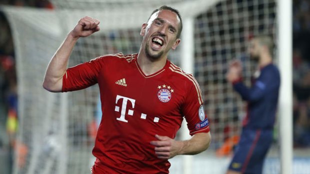 Bayern Munich's French forward Franck Ribery.