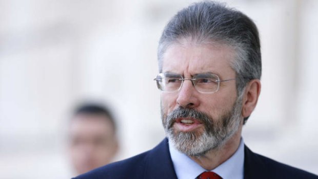 Gerry Adams: accused of staying silent to preserve his political career.