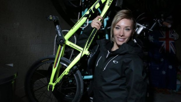 World BMX champion Caroline Buchanan.