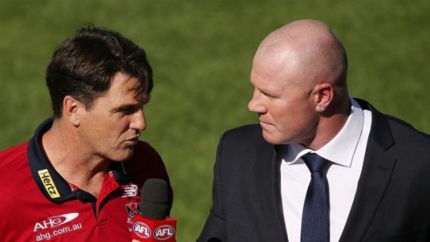 Paul Roos with Barry Hall