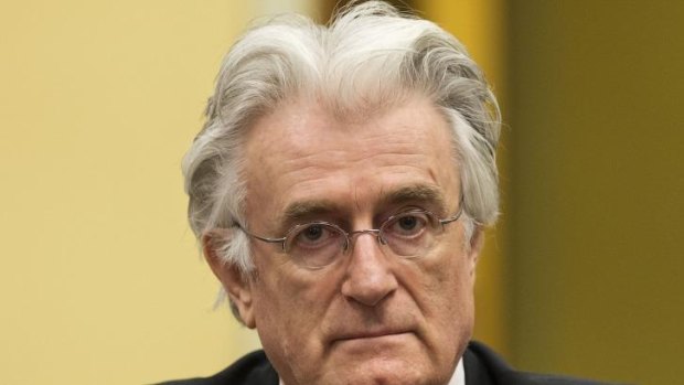 Radovan Karadzic: accused of ordering "ethnic cleansing".