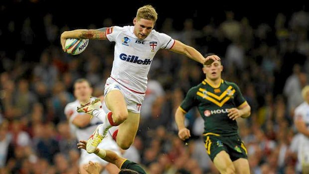 Watch this space: England star Sam Tomkins will have plenty of room to move for the Warriors in the Auckland Nines.