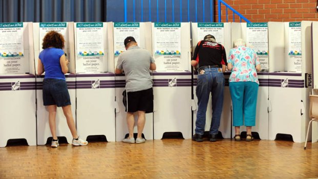 There was a 14.5 per cent increase in failure to vote notices in the ACT this year.