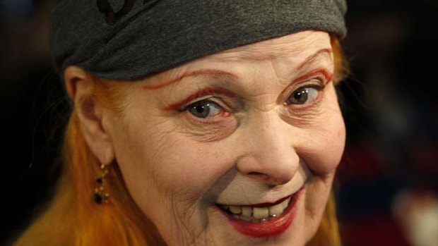 The wild one ... Vivienne Westwood didn't start her fashion career until she hit her 30s.
