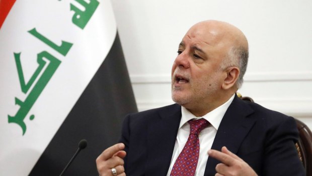 Iraqi Prime Minister Haider al-Abadi was swift to retaliate against the Kurdish push for independence.