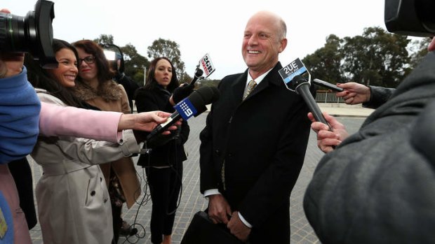 Senator David Leyonhjelm on his new job: ''It scares the crap out of me''.