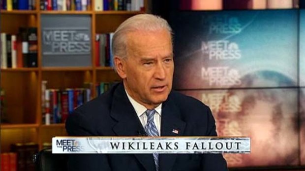 "It makes things more cumbersome" . . . Joe Biden on <i>Meet the Press</i>.
