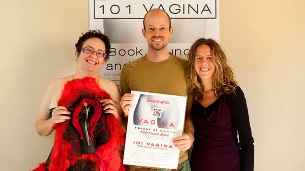 Opening up: Philip Werner with two of the book's particpants, Vanessa Florence at right and Margaret Mayhew.