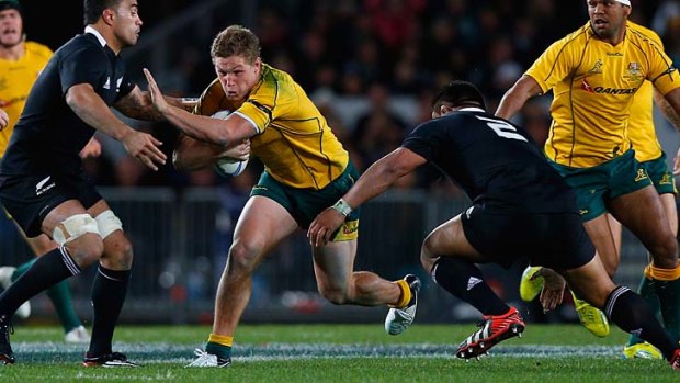Prominent ... Michael Hooper's rise has been so fast that previously unthinkable scenarios, such as moving David Pocock to No.8 or introducing a job-sharing arrangement at openside, have been publicly entertained.