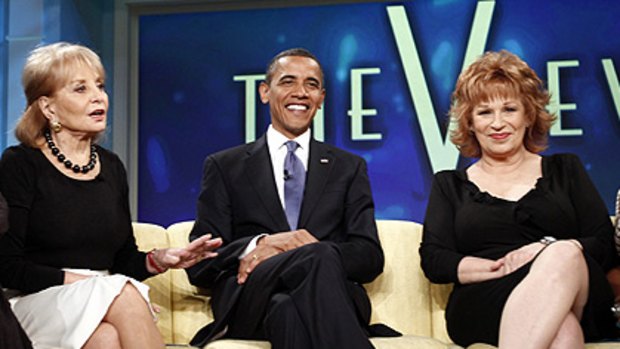 Showtime ... Barack Obama has already appeared on talk show The View.
