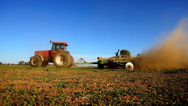 Dust settles: Nufarm has made a strong profit but it is still vulnerable to the weather.