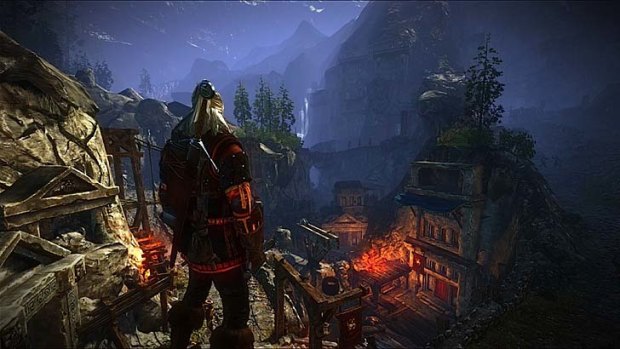 A screengrab from Witcher 2: Assassin of Kings.