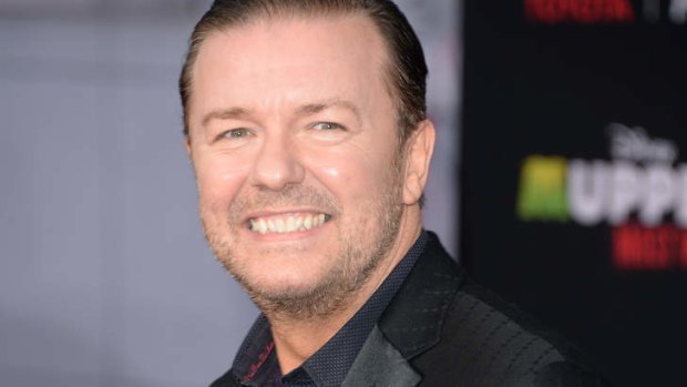Controversial comments: Ricky Gervais.
