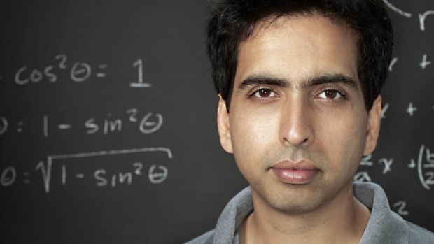 "A free world-class education for anyone, anywhere": Khan Academy founder Salman Khan.