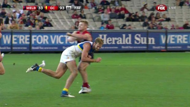 Colin Sylvia has been offered a three-match ban for this hit on Jared Brennan.