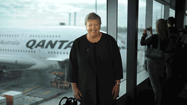 Former chief commissioner Christine Nixon: Criticised over Qantas flight to Los Angeles.