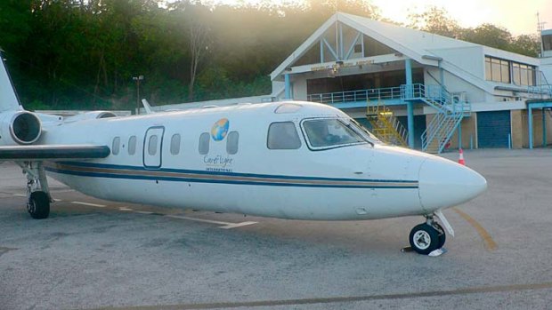 The Pel-Air Westwind that ditched in the sea off Norfolk Island in November 2009 with two crew and four passengers onboard.