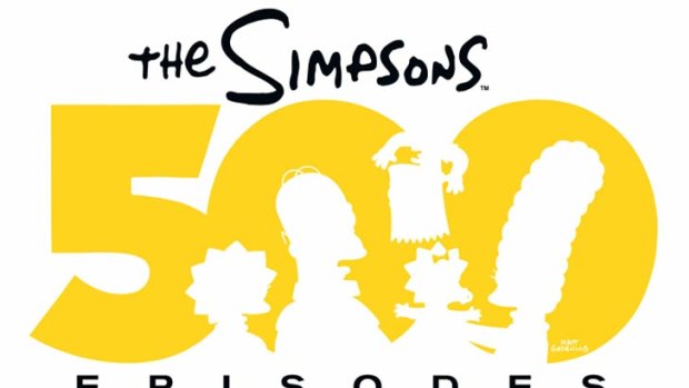 Simpsons 500th Episode celebration.