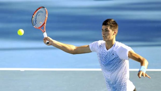 Young hope ... Can Bernard Tomic save the day for Australian tennis?