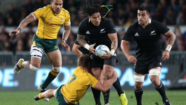 Running freely: Ma'a Nonu is expected to be fit for the opening Bledisloe encounter.
