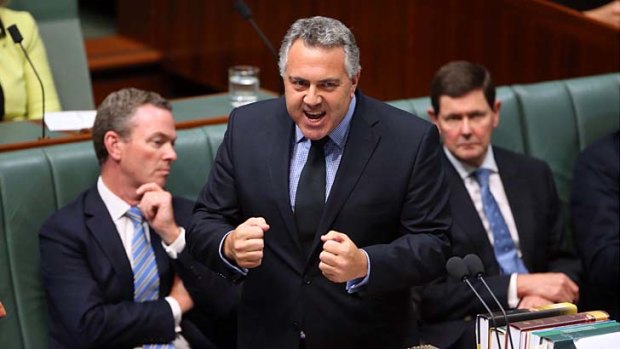 Treasurer Joe Hockey tells question time that the mining tax has been "an unmitigated disaster".