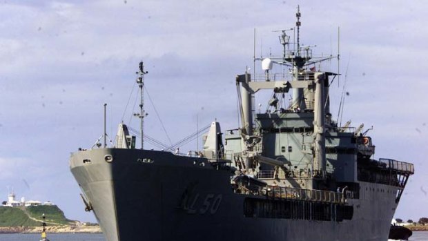 Unseaworthy ... HMAS Tobruk.