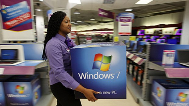 Merchandising for Windows 7 emphasises reliability over innovation in a bid to compensate for the oft-maligned Vista system.